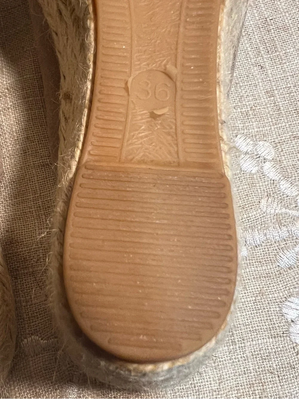 Paseart Sz 6 Womens Made in Spain Crossband Wedge Espadrilles Sandals New